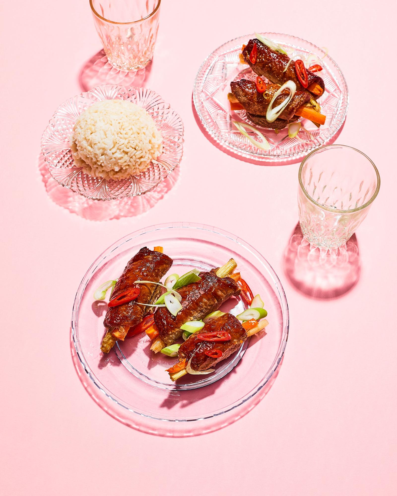 Teriyaki Kalbsröllchen