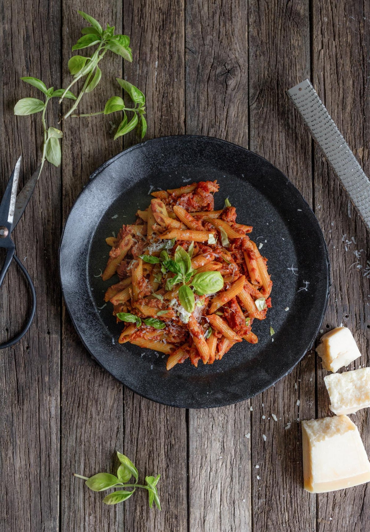Vollkorn-Penne mit Thunfisch