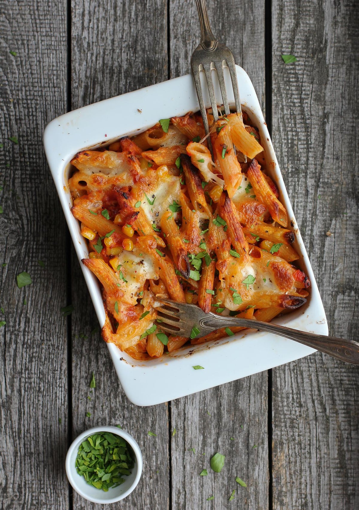 Überbackene Nudeln mit Thunfisch