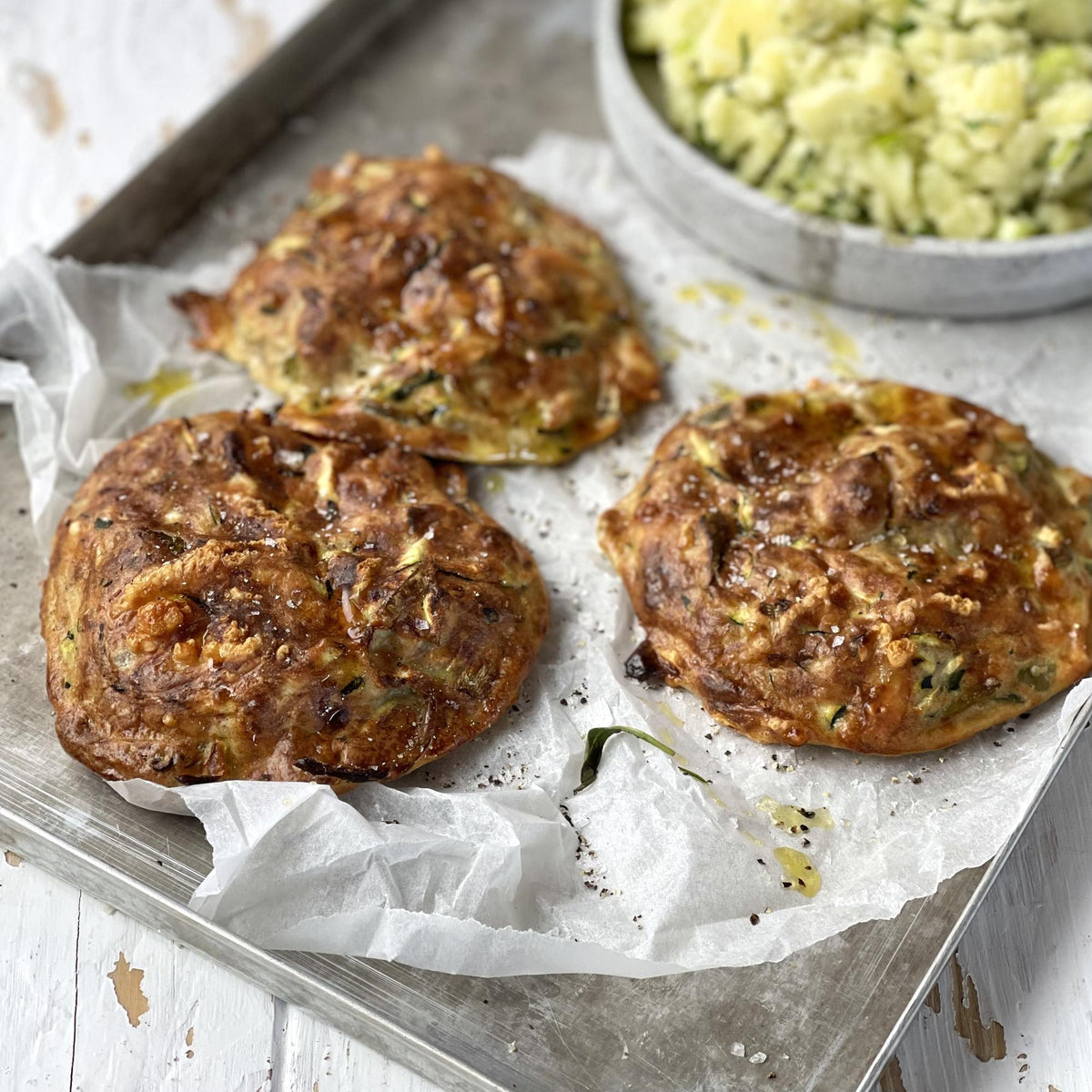Zucchini-Puffer