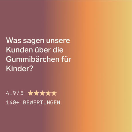 Multivitamin für Kinder – 60 Gummibärchen 🐻, vegan