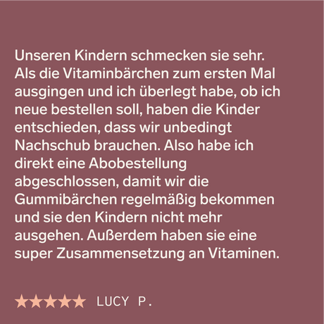 Multivitamin für Kinder – 60 Gummibärchen 🐻, vegan