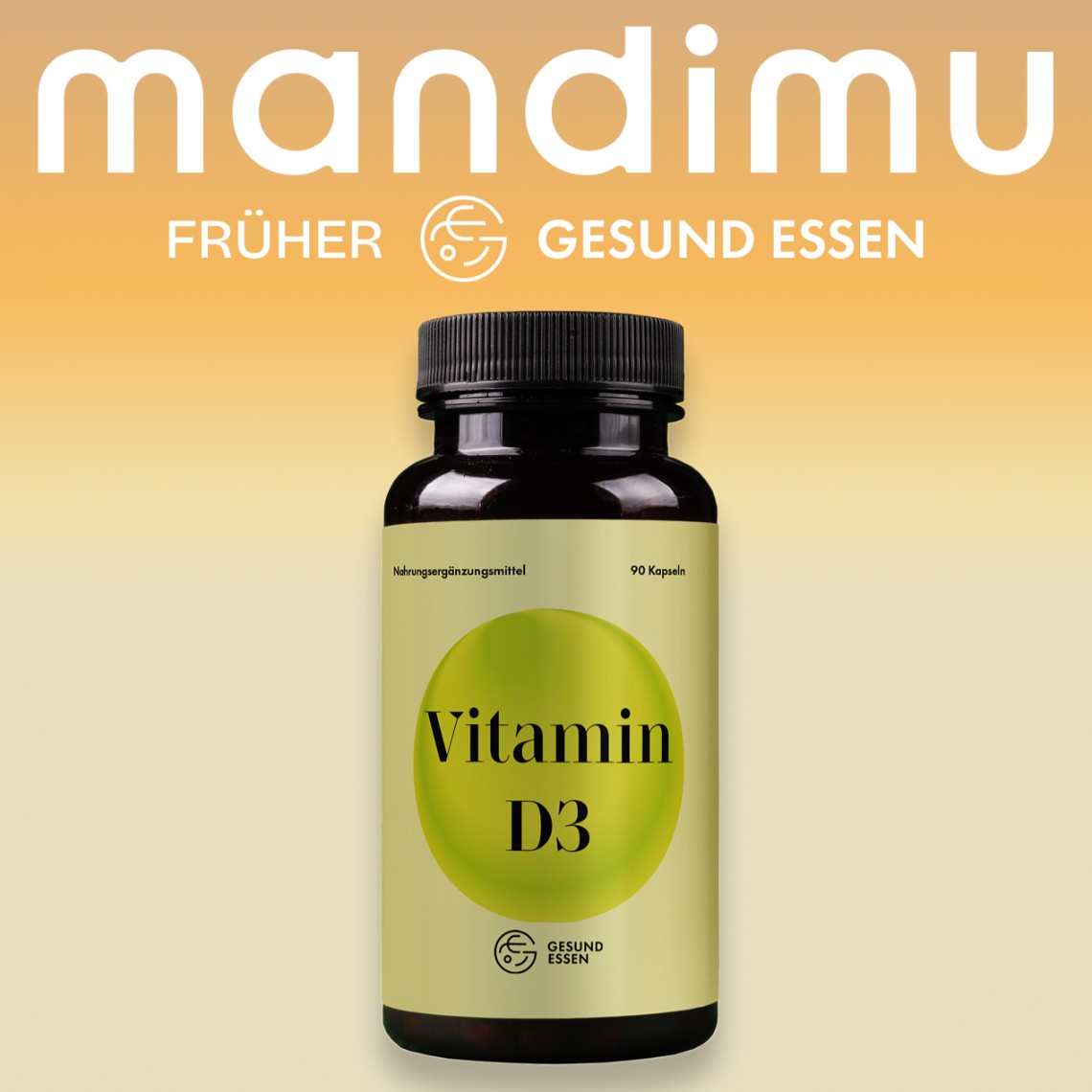 Vitamin D3 – 90 Kapseln