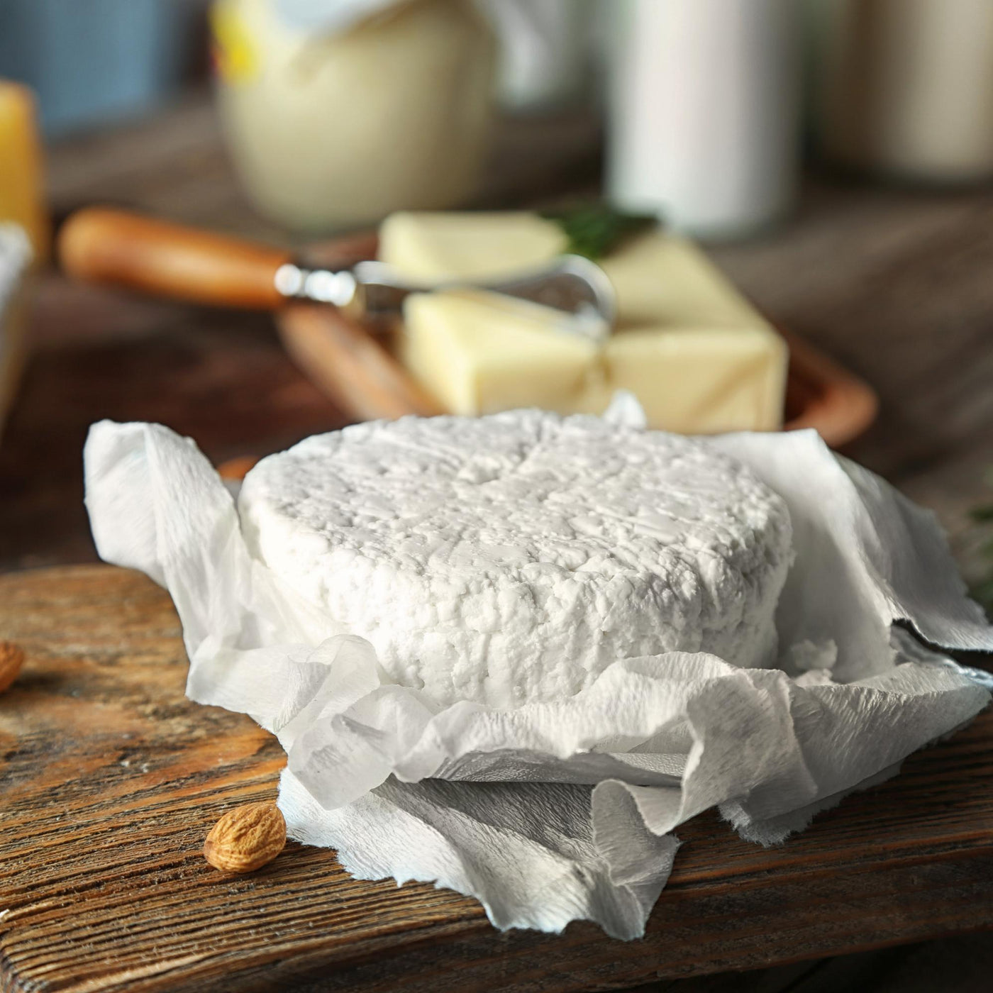 Frischer Kuhkäse