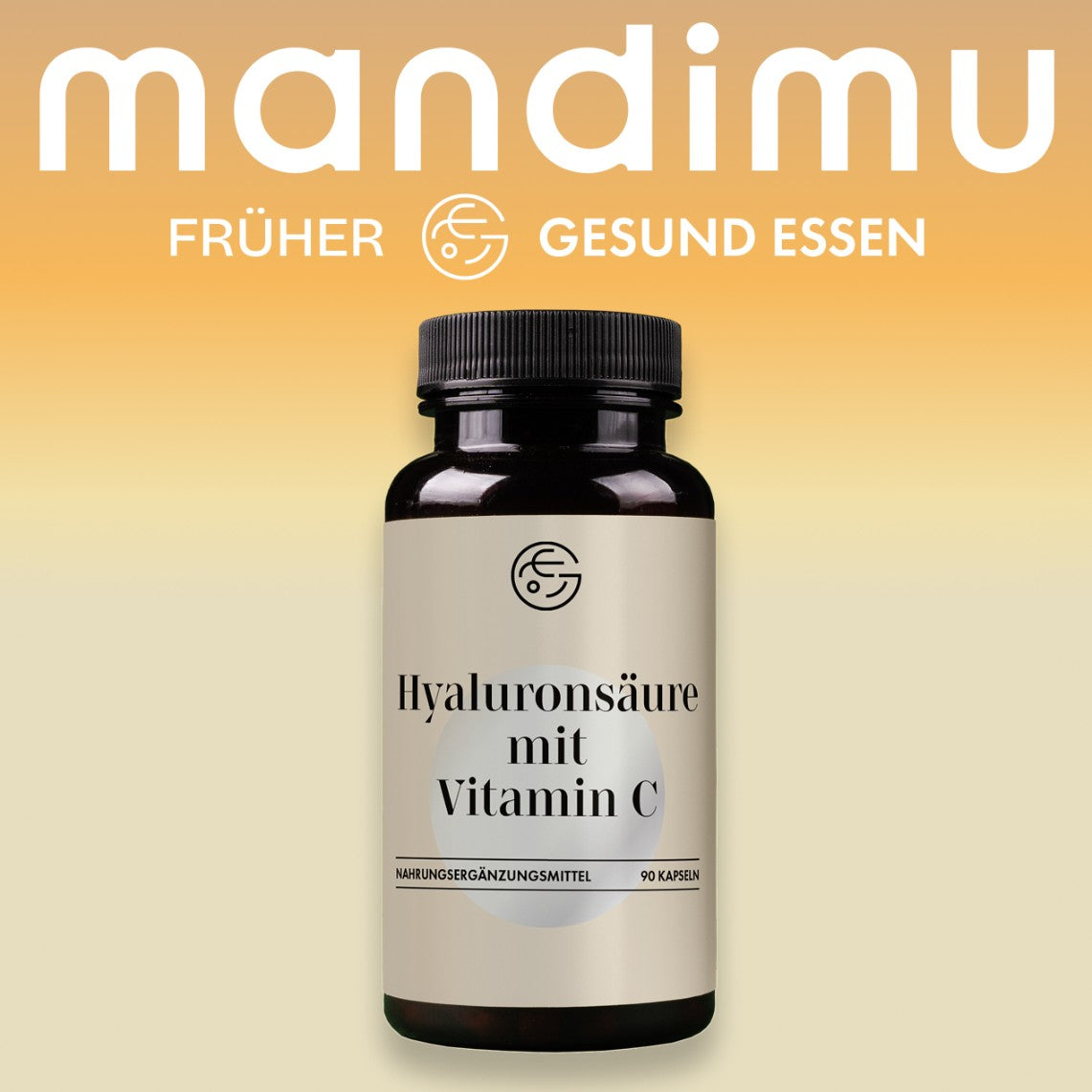Hyaluronsäure mit Vitamin C – 90 Kapseln