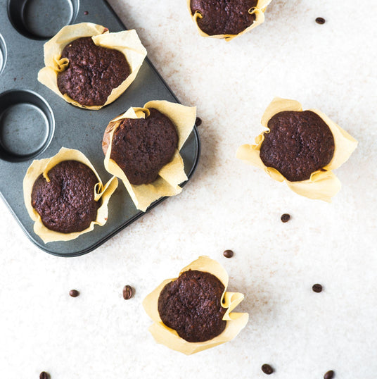 Kaffee-Muffins mit Kokoszucker