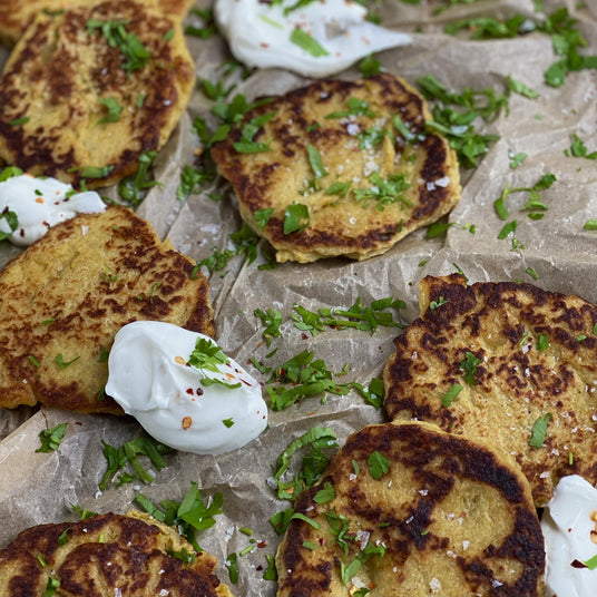 Kartoffelpuffer mit Buchweizenmehl