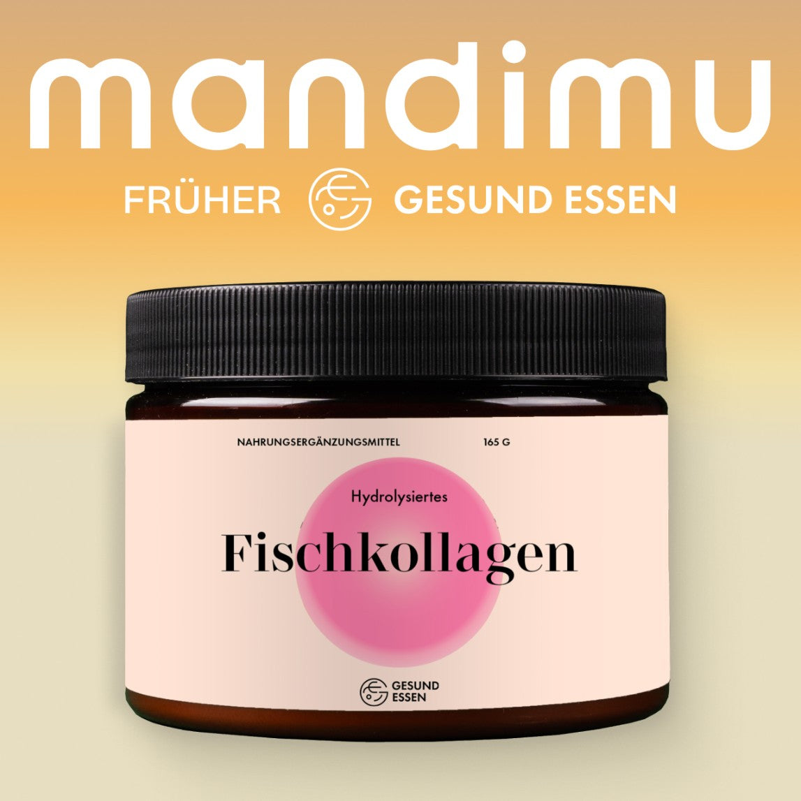 Hydrolysiertes Fischkollagen mit Zitronengeschmack