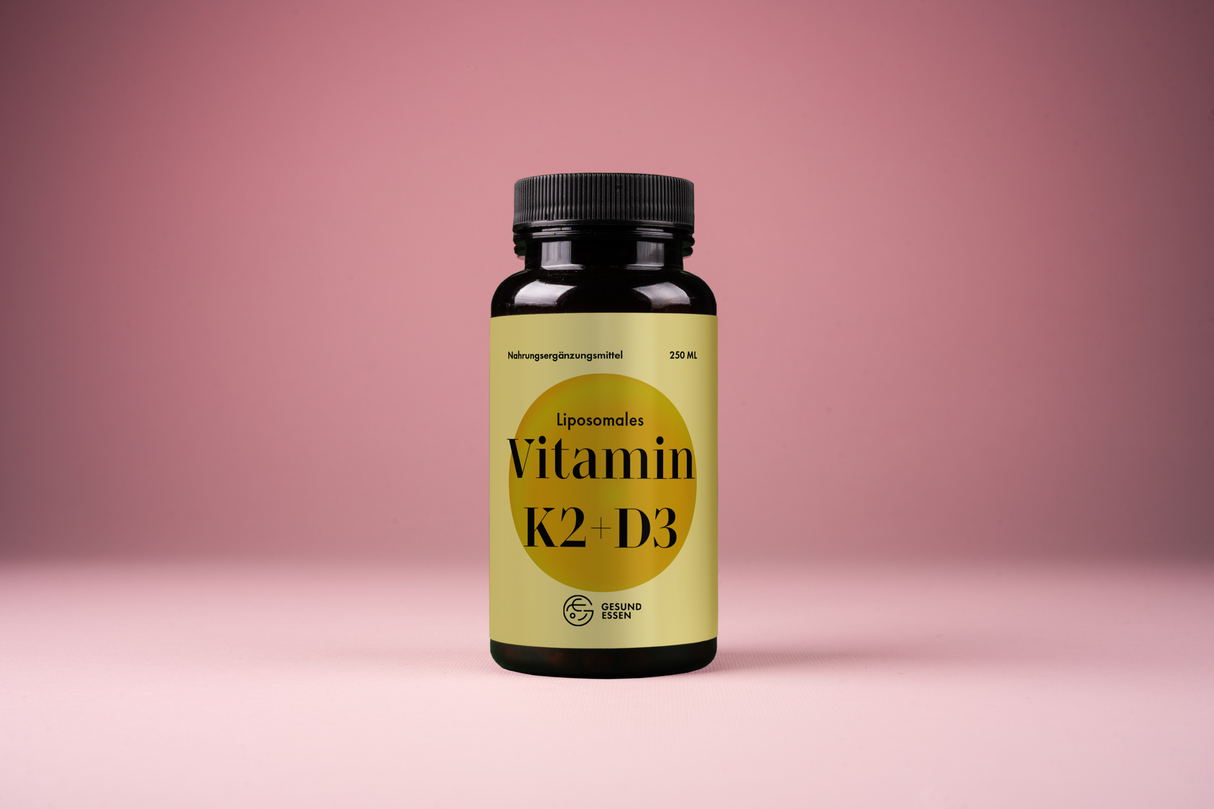 Liposomales Vitamin K2 + D3 – 250 ml, vegan
