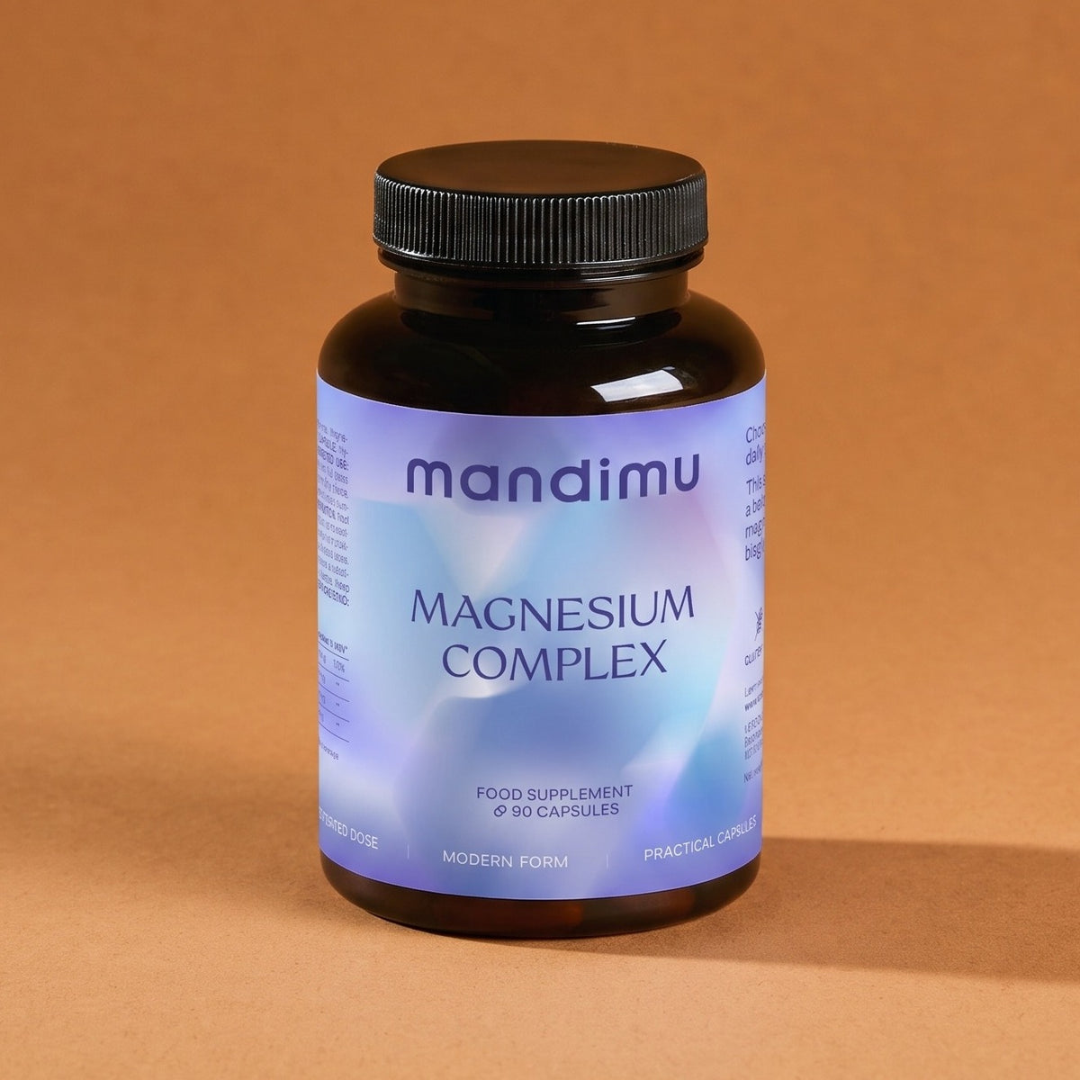 Magnesiumkomplex – 90 Kapseln, vegan, hochdosiert