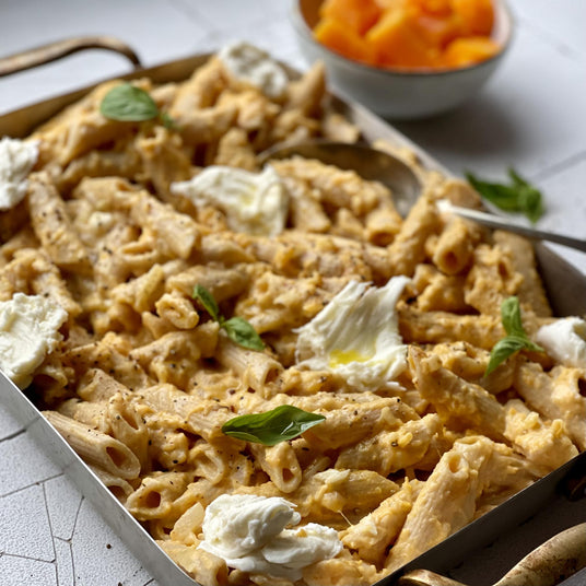 Penne mit Kürbissauce