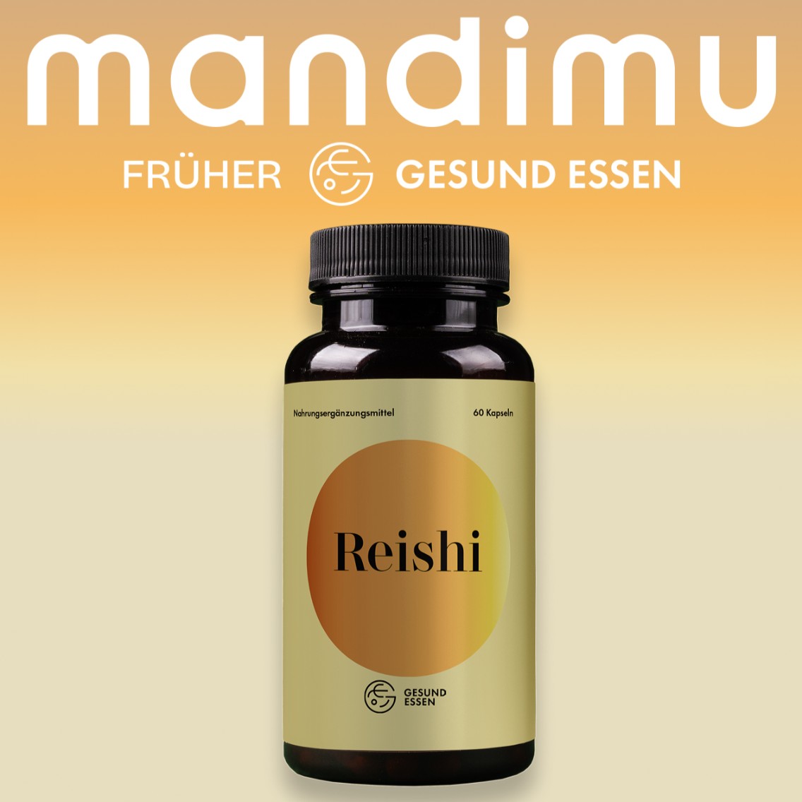 Reishi Premium Pilz-Extrakt – 60 Kapseln, hochdosiert