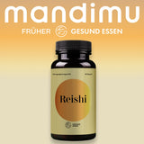 Reishi Premium Pilz-Extrakt – 60 Kapseln, hochdosiert